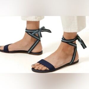 Rothy’s The Wrap Sandal in Cosmo Blue Size 8